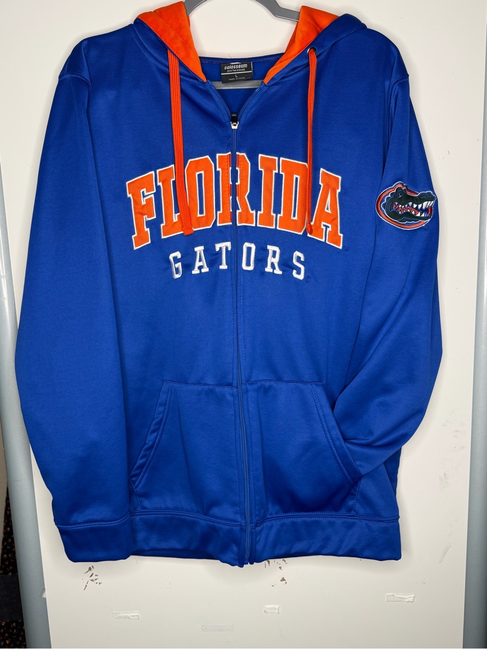 Colosseum Florida Gators Blue & Orange Full-Zip Hoodie